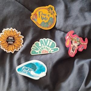 3 for $10 5 Pura Vida stickers